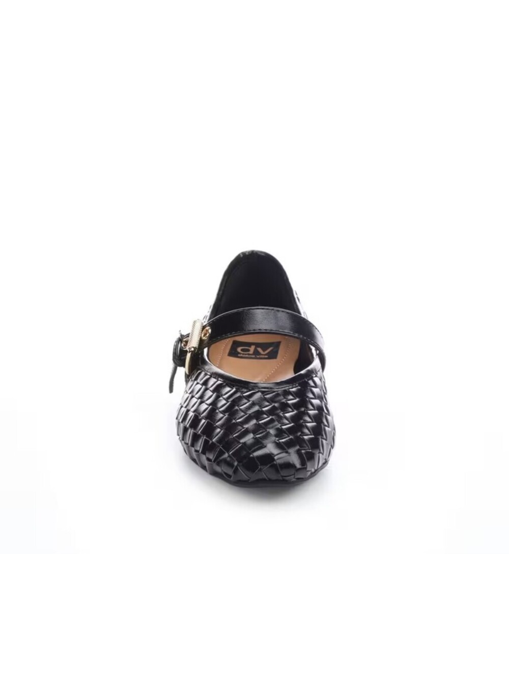 Dv Dolce Vita Women's Mulaney Woven Mary Jane Ballet Flat Shoes (Black) - 6.0 M - Picture 4 of 8
